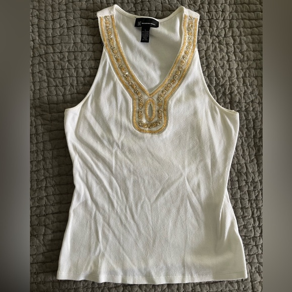 INC International Concepts Tops - INC Embellished beaded tank